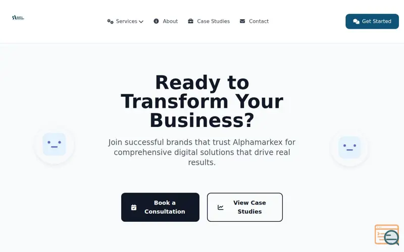Screenshot of Alpha Markex