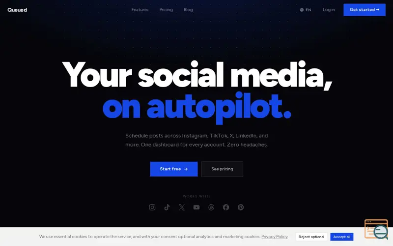 Screenshot of Queued