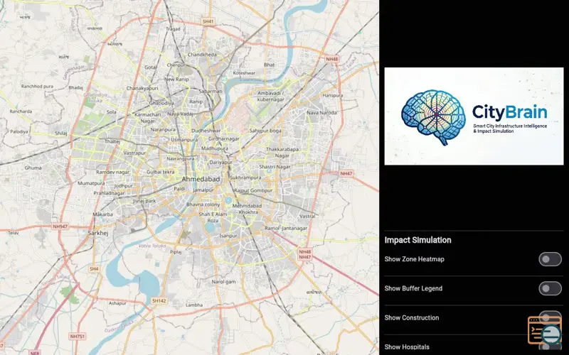 Screenshot of CityBrain