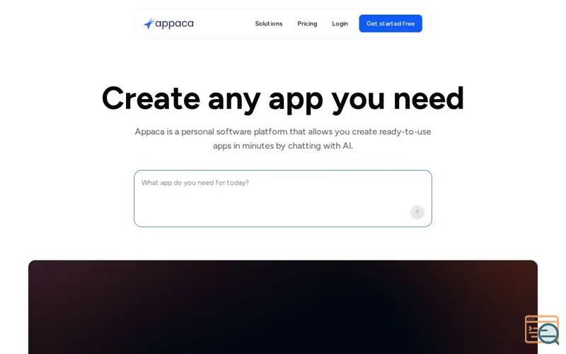 Screenshot of Appaca