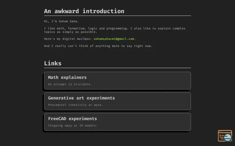 Screenshot of Soham-saha