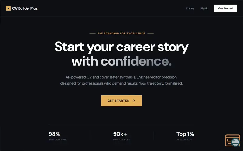 Screenshot of CV Generator