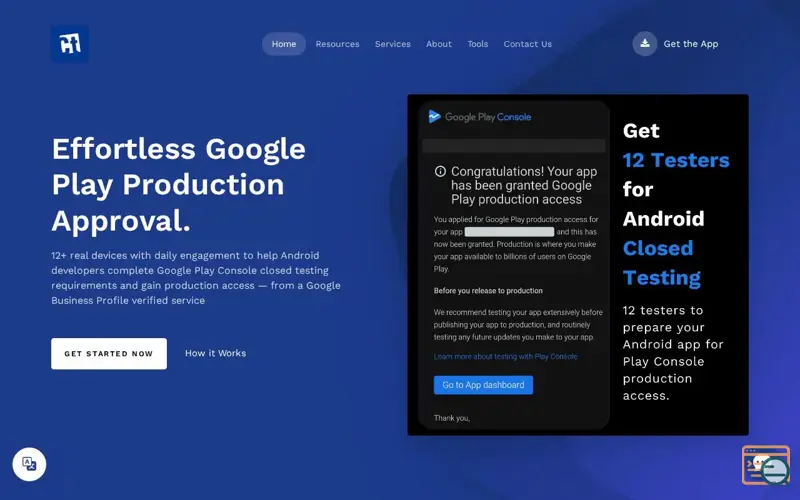 Screenshot of 12 Testers: Closed Test Help