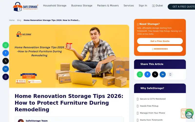 Screenshot of Protect Furniture