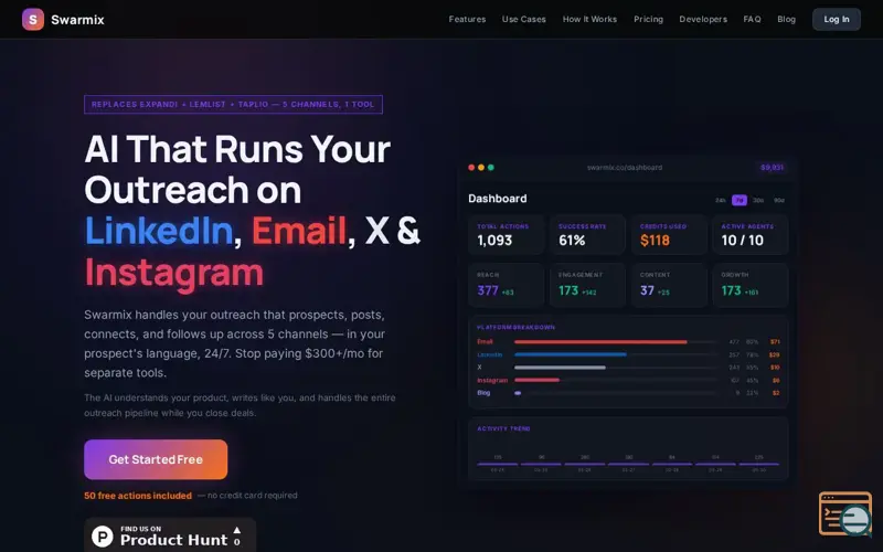 Screenshot of swarmix-mcp