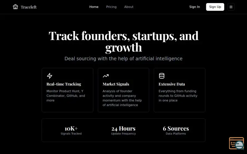 Screenshot of Traceleft