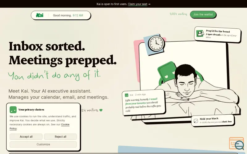 Screenshot of Kai for Chrome