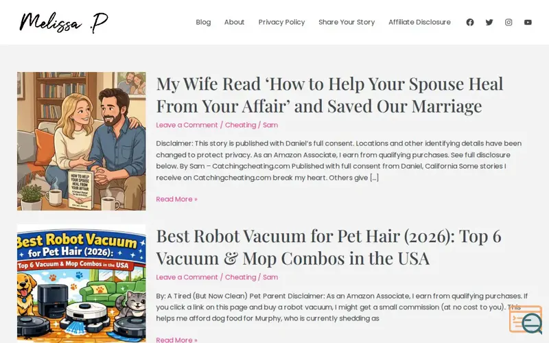 Screenshot of CatchingCheating