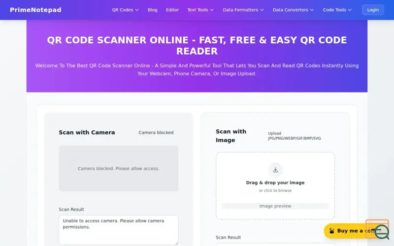 Screenshot of PrimeNotepad