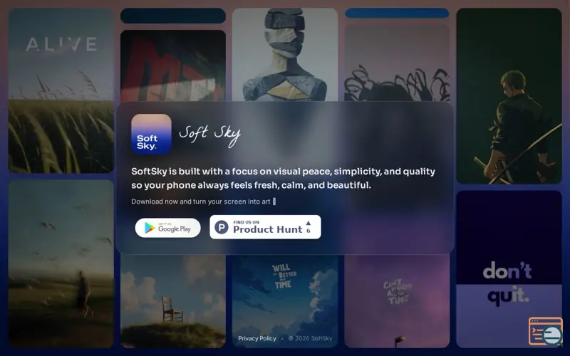 Screenshot of SoftSky