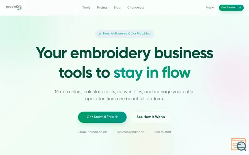 Screenshot of NeedleKit - Embroidery Business Software