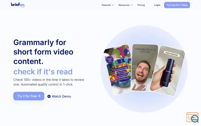 Screenshot of Brieflee