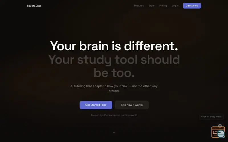 Screenshot of Study Date