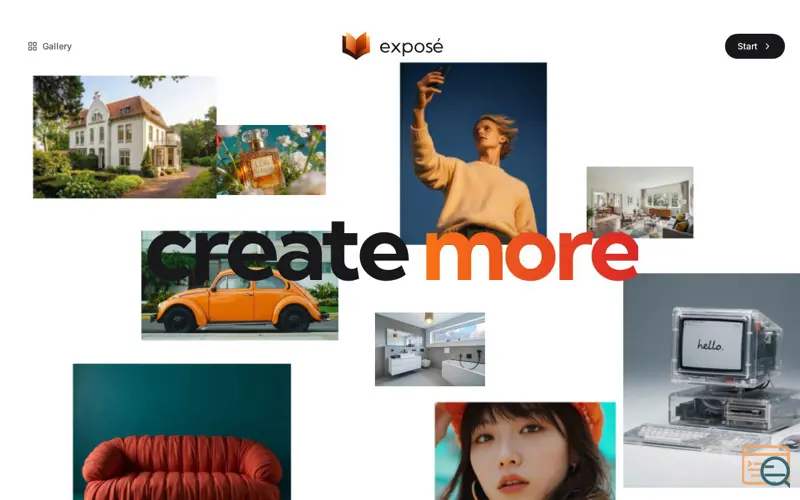 Screenshot of exposé