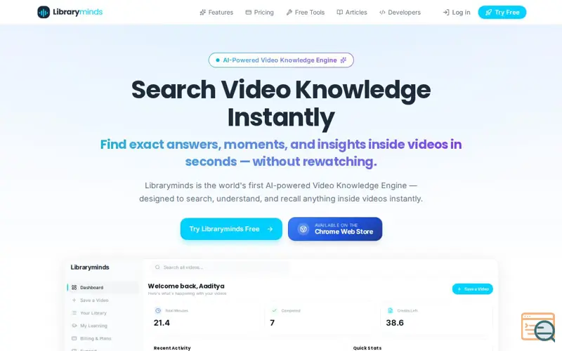 Screenshot of Libraryminds