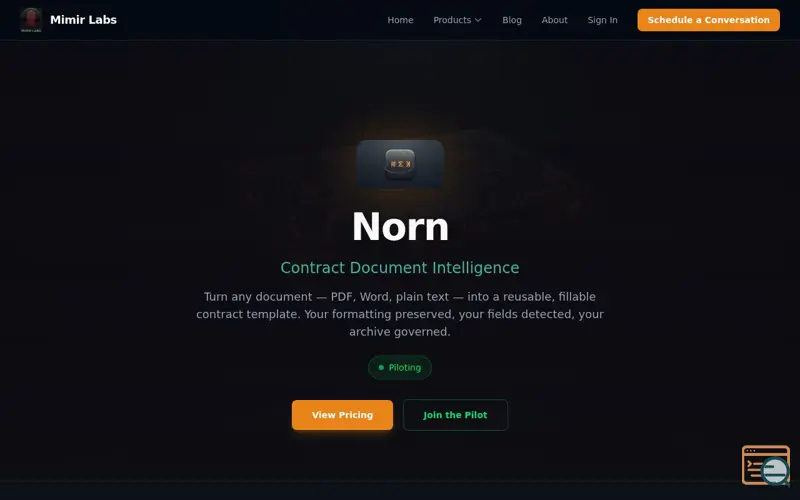 Screenshot of Norn by Mimir Labs