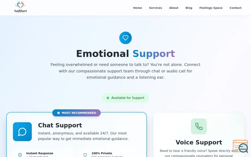 Screenshot of Sadbhavi