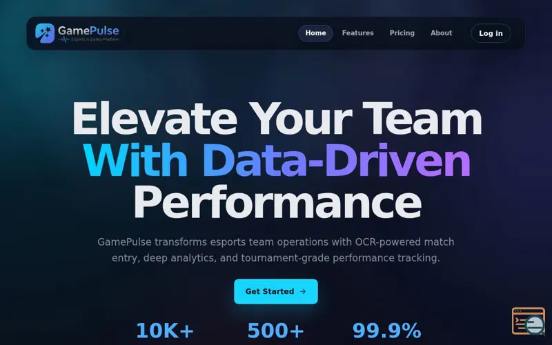 Screenshot of GamePulse