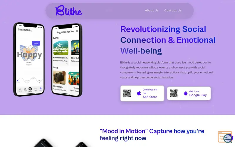 Screenshot of Blithe 