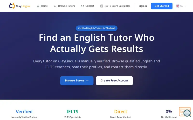 Screenshot of ClayLingua