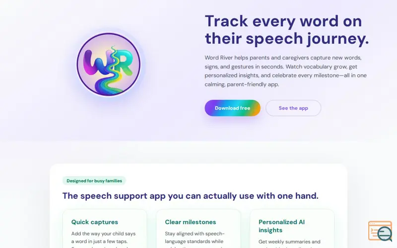 Screenshot of Word River