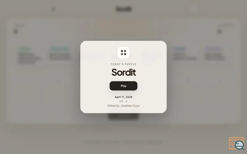 Screenshot of Sordit