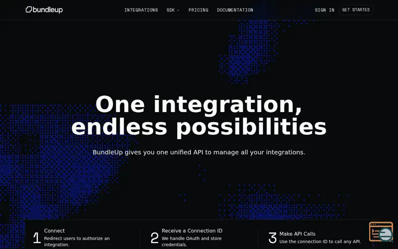 Screenshot of BundleUp