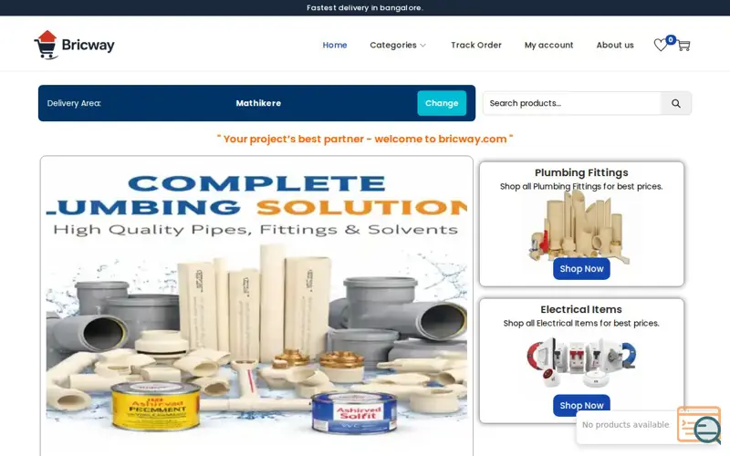 Screenshot of bricway