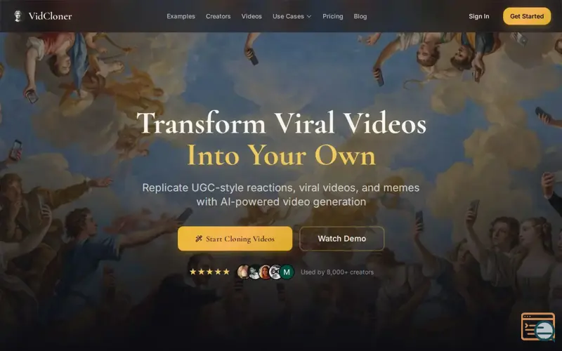 Screenshot of VidCloner