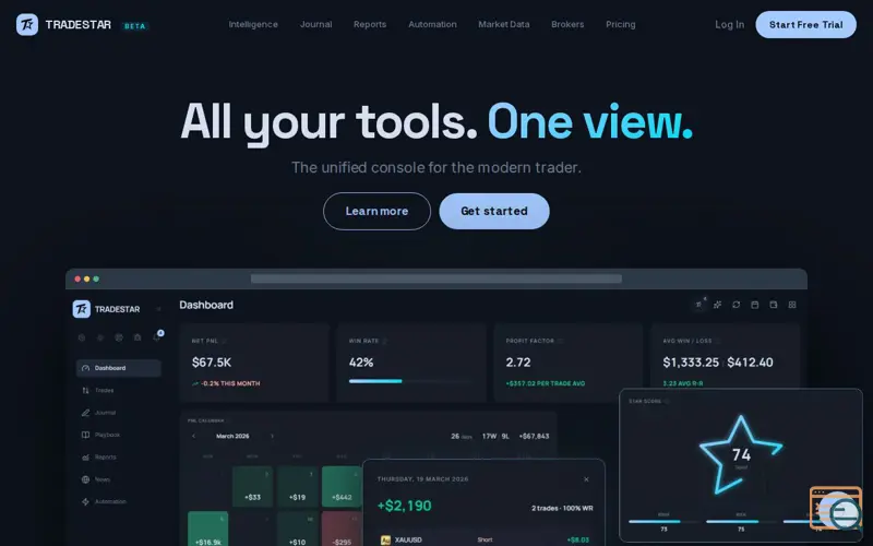 Screenshot of TradeStar