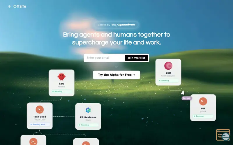 Screenshot of Offsite