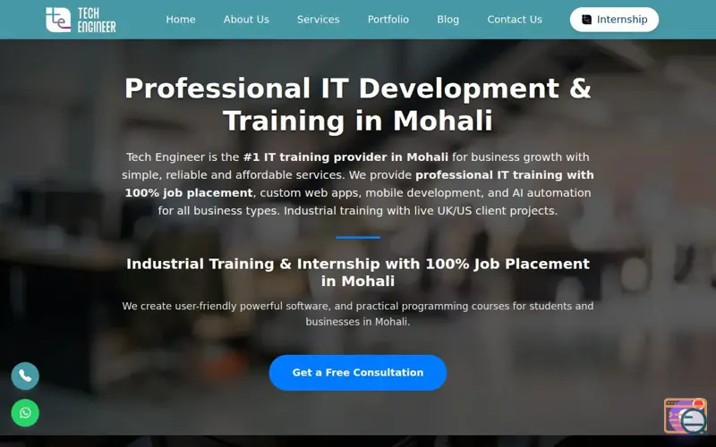 Screenshot of Tech Engineer