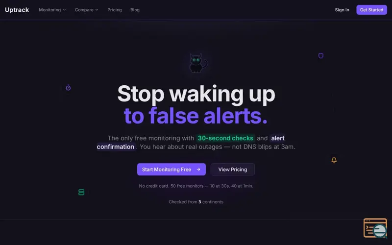 Screenshot of Uptrack
