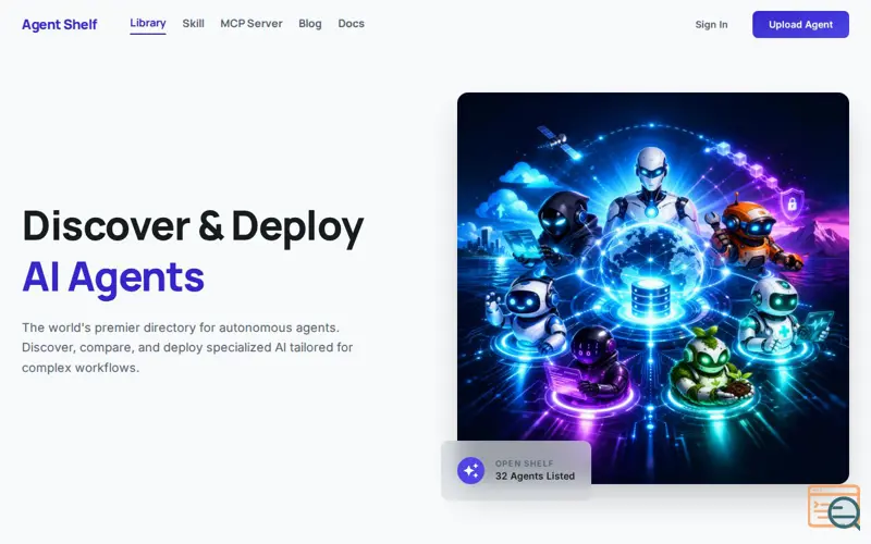Screenshot of Agent Shelf