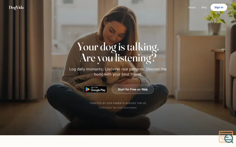 Screenshot of DogVida