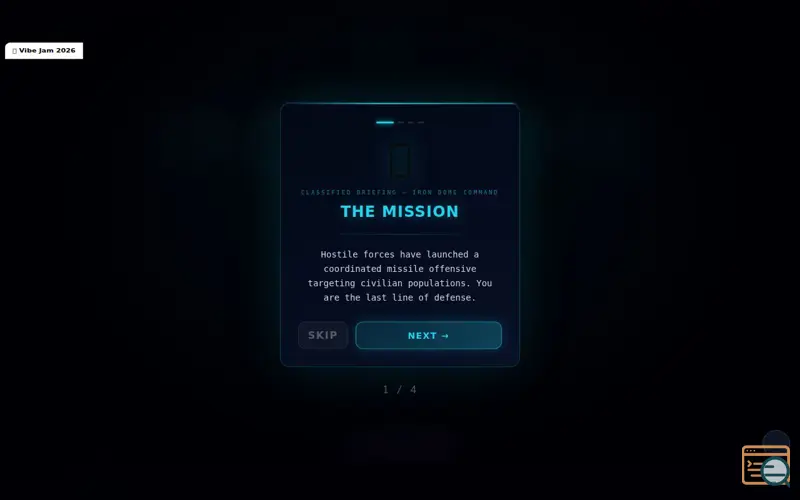 Screenshot of Iron Dome