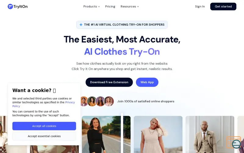 Screenshot of TryItOn - AI Outfit Try On