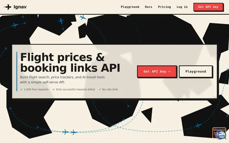Screenshot of API for Flight Prices