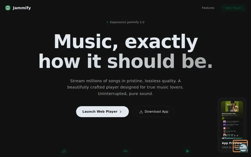 Screenshot of Jammify — Stream Music with Style