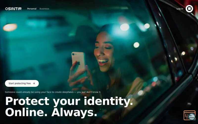 Screenshot of Osintir