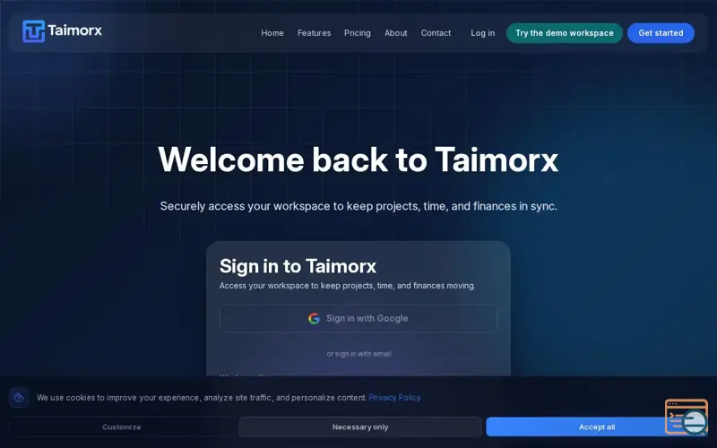Screenshot of Taimorx