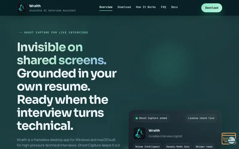 Screenshot of Wraith