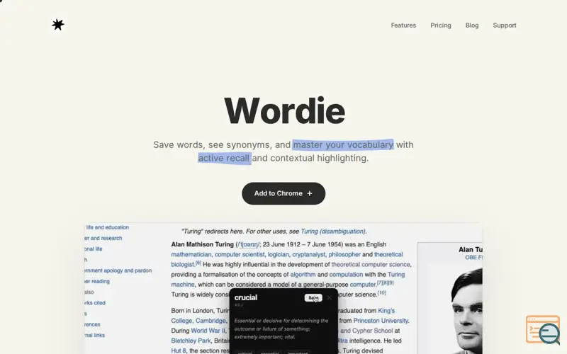 Screenshot of Wordie