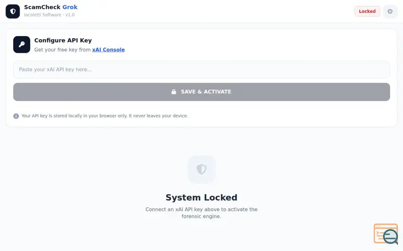Screenshot of Iacoletti Software