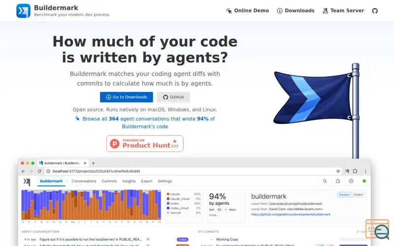 Screenshot of Buildermark