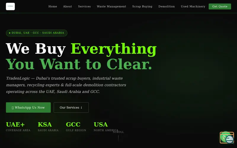 Screenshot of TradenLogic