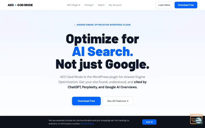 Screenshot of AEO God Mode