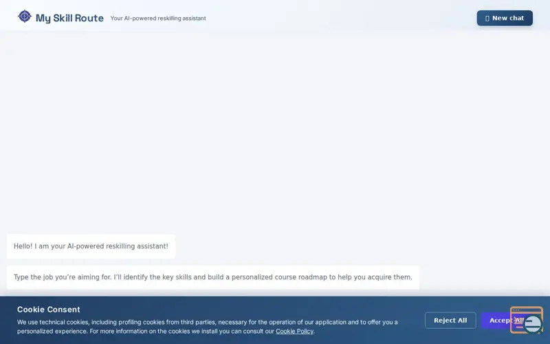 Screenshot of My Skill Route