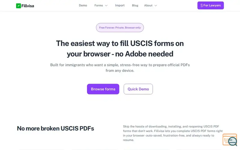 Screenshot of I made a free alternative to SimpleCitizen (YC S16)