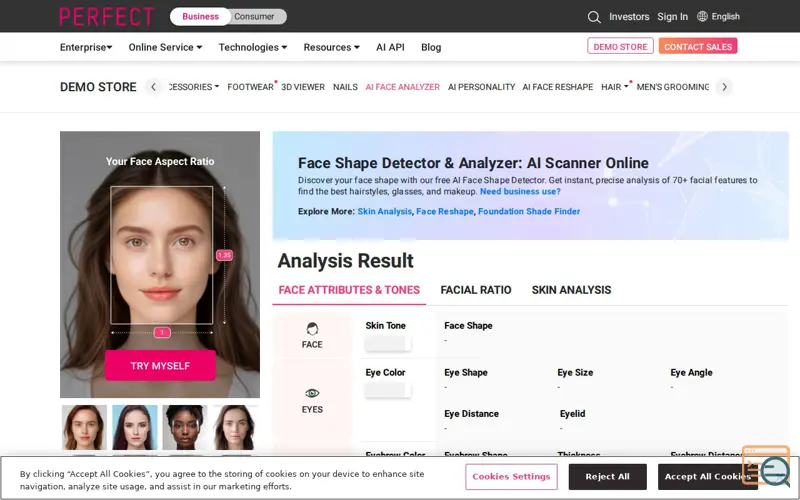 Screenshot of PERFECT